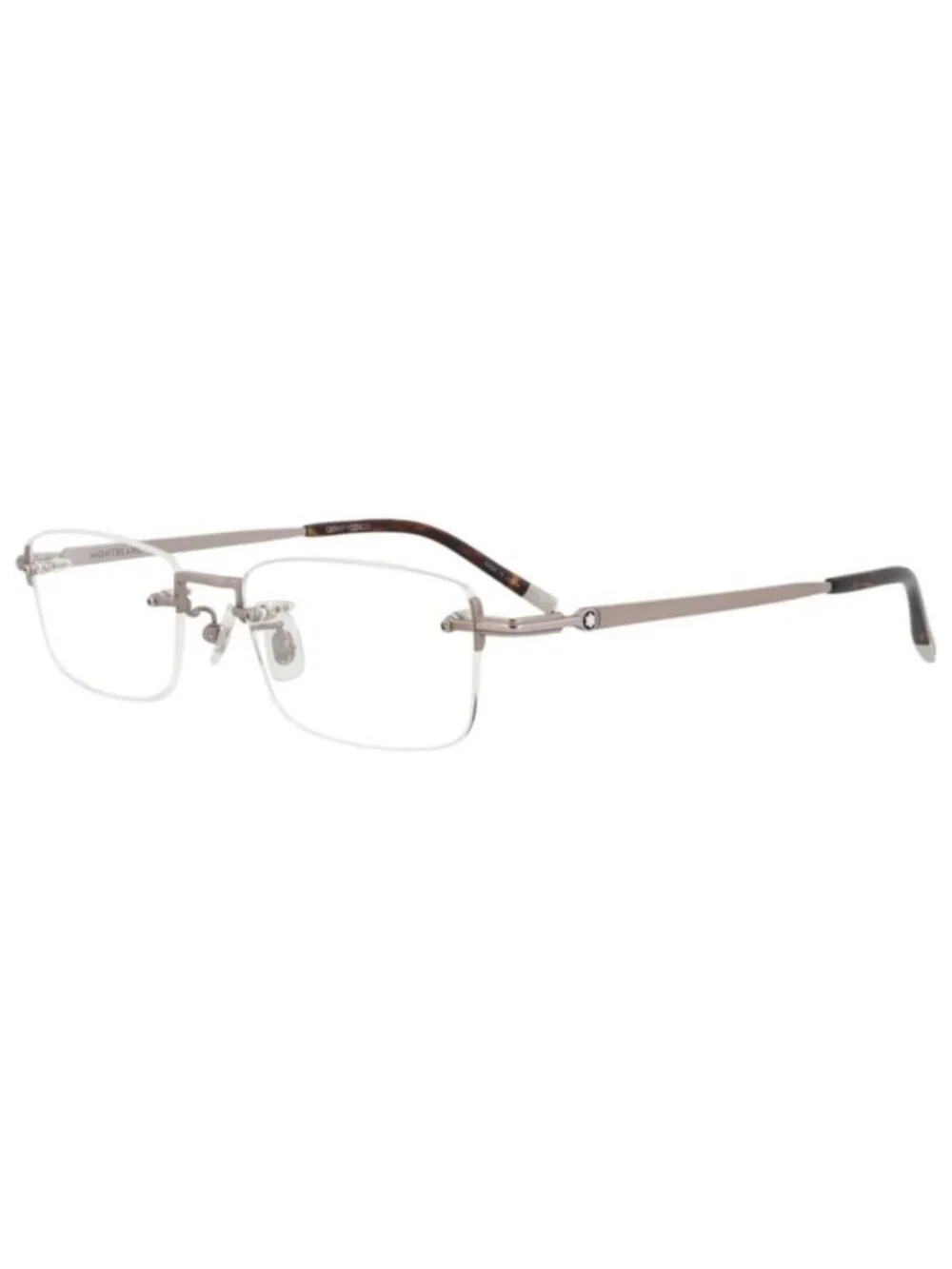 New Montblanc Mens Square/Rectangle Ruthenium Ruthenium Transparent Fashion Desi